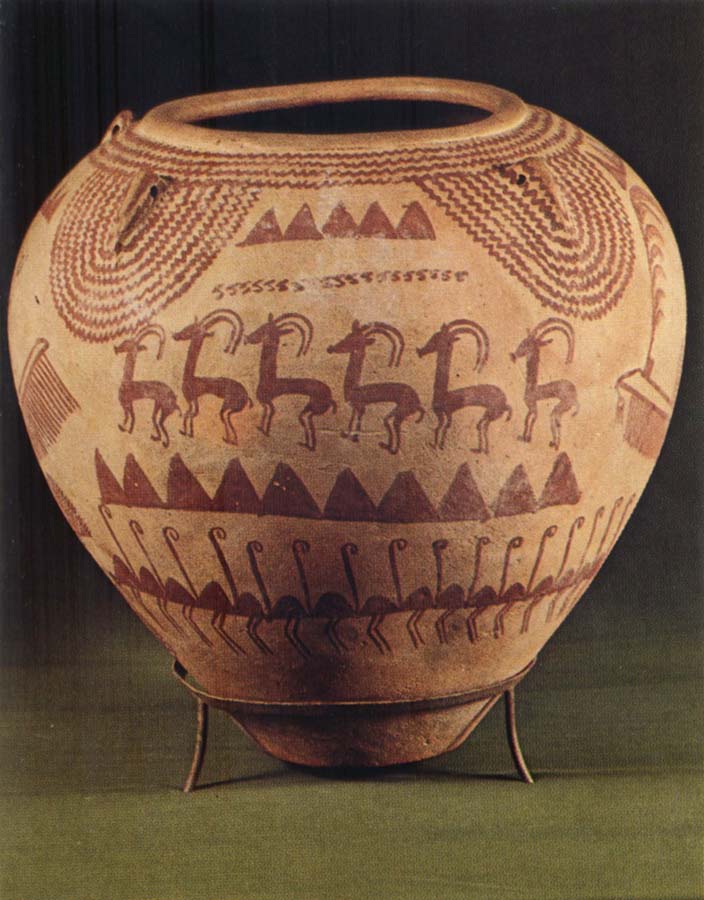 Grerzean jar with red figures